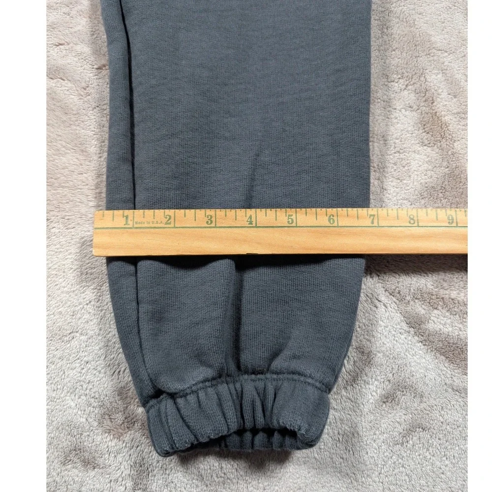 Jordan Wordmark Fleece Sweatpants Men Small Black Grey Embroidered Joggers